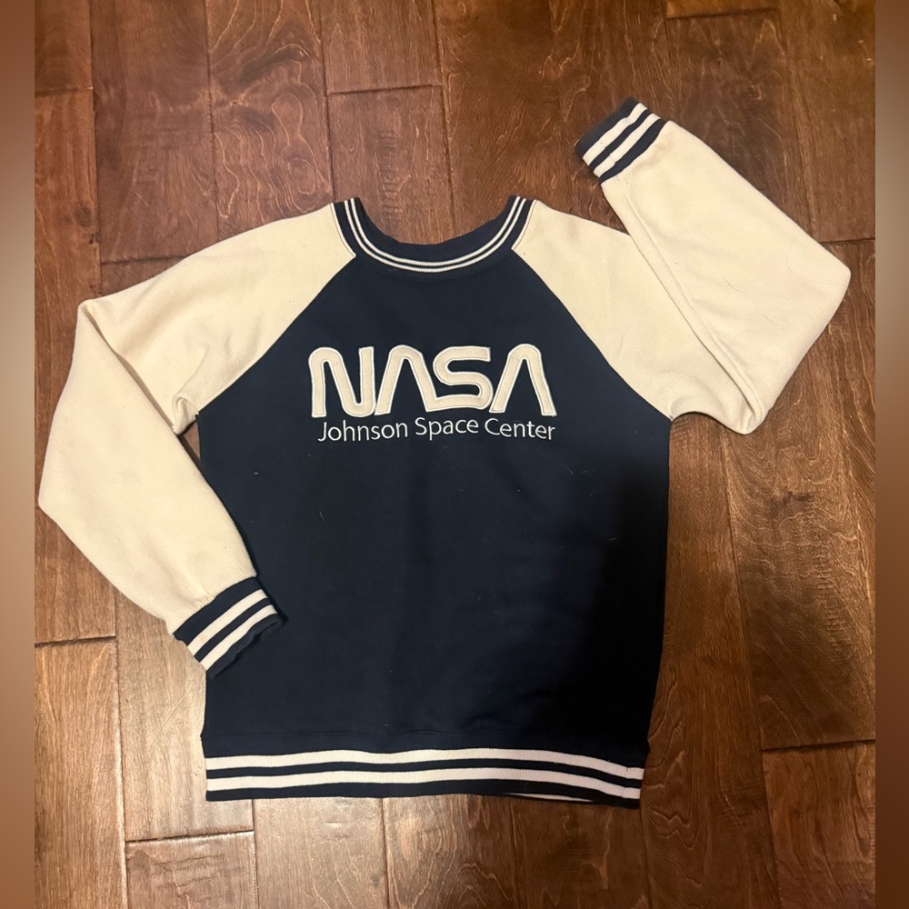 New York Popular Navy and White Crew Neck “NASA”